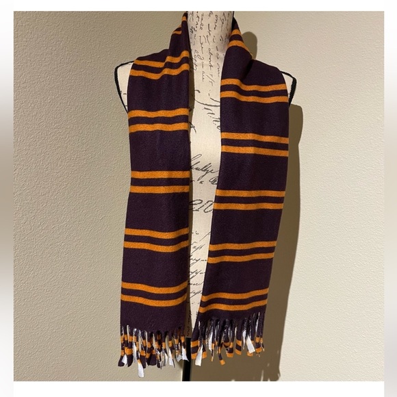 Harry Potter Kids Scarf Purple & Orange - Picture 1 of 7